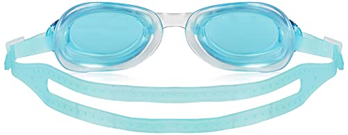 Image of I-SWIM LADIES COSTUME IS-103 NAVY /WHITE LINES SIZE 2XL WITH GOGGLES SILICON JOINTLESS WITH BOX SKY