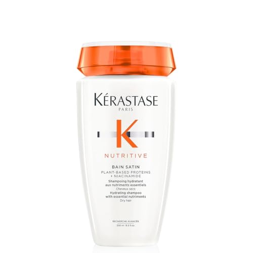 Kérastase Nutritive Shampoo für normales bis leicht trockenes Haar Feuchtigkeitsspendendes und revitalisierendes Haarbad Ohne Parabene Bain Satin Hydrating Shampoo 250 ml