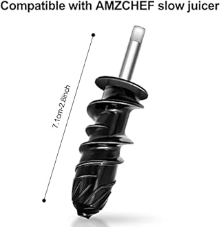 Juicer Auger, Replacement Parts for AMZCHEF Slow Juicers 1501 & 3001, AMZCHEF masticating Juicer Attachment