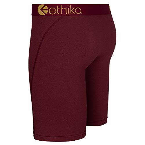 Image of Ethika Men's Extra Thin Elastic Underwear Long Comfortable Ice Silk Breathable Comfort Brief-Boxer-Trunks Imported Material Pack of 3