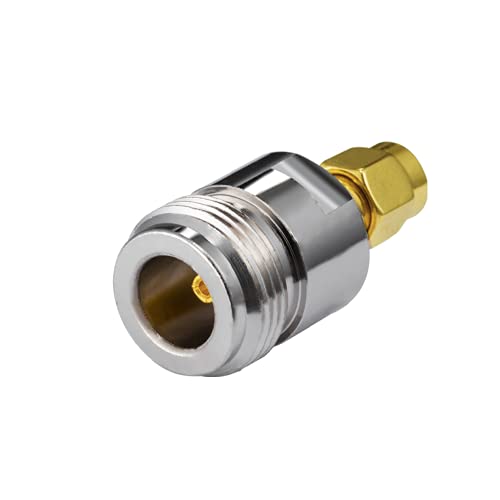 Adaptador RP-SMA Macho a N-Hembra 2 Piezas miniatura 4
