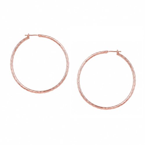 Estele Rose Gold Circular Hoop Earrings for Women (B0CXXQ4RW9) Amazon Price History, Amazon Price Tracker