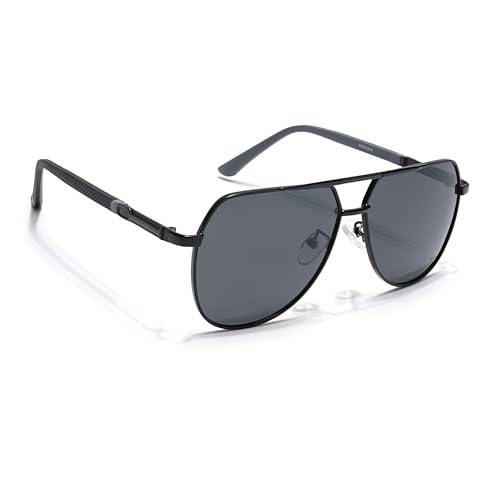 Image of EYEJACK by Voyage UV Protected & Polarized Aviator Sunglasses for Men & Women