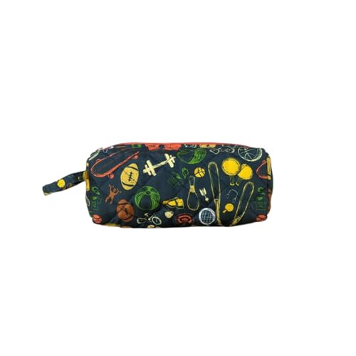 Image of MiniTravel Organizer | Multipurpose All-in-One Compact Durable, Lightweight, Waterproof, Bag | Travel Friendly Pouch | Ideal for Stationary, Medicines, Accessory (Sports Print)