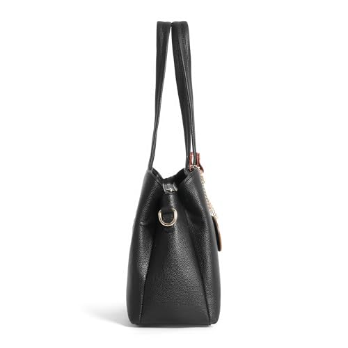 Image of Gold Rose Women's Vegan Leather Handbag - Stylish Shoulder and Crossbody Bag for Women | Multi-Compartment Office, Party and Daily Use Purse