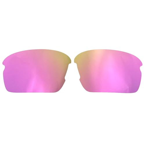 Wetnenss Replacement Lenses for Flak XS Youth Sunglasses OJ9005 /1.5mm polarized/easy to install (pink)