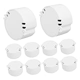 Cabilock 10stücke Rundes Kunststoffgehäuse Miniatur-kunststoffbox Für Kleine Elektronik Outdoor-box Langlebige Schale Aus Kunststoff Für Elektrische Projekte