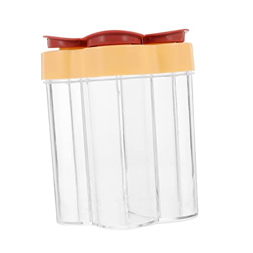 Alipis Convenient Seasoning Jars 5 Compartment Spice Containers Easy to Clean Individual Compartment Access