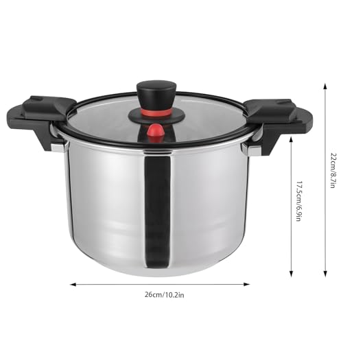 Olla a presión de acero inoxidable 7 L miniatura 2