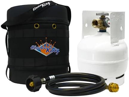 Flame King Gas Hauler Kit - Insulated Protective Carry Case, 3LB ...