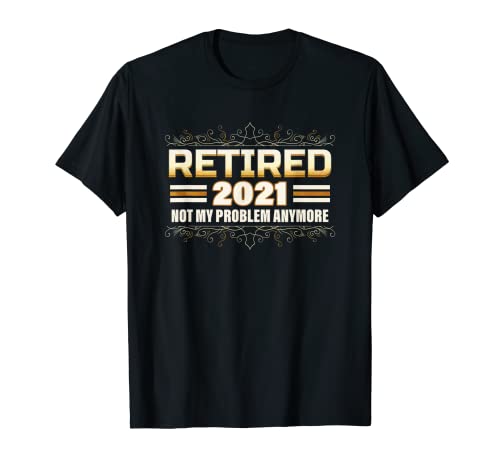 Rente 2021 - Diseño vintage para despedida de jubilación Camiseta