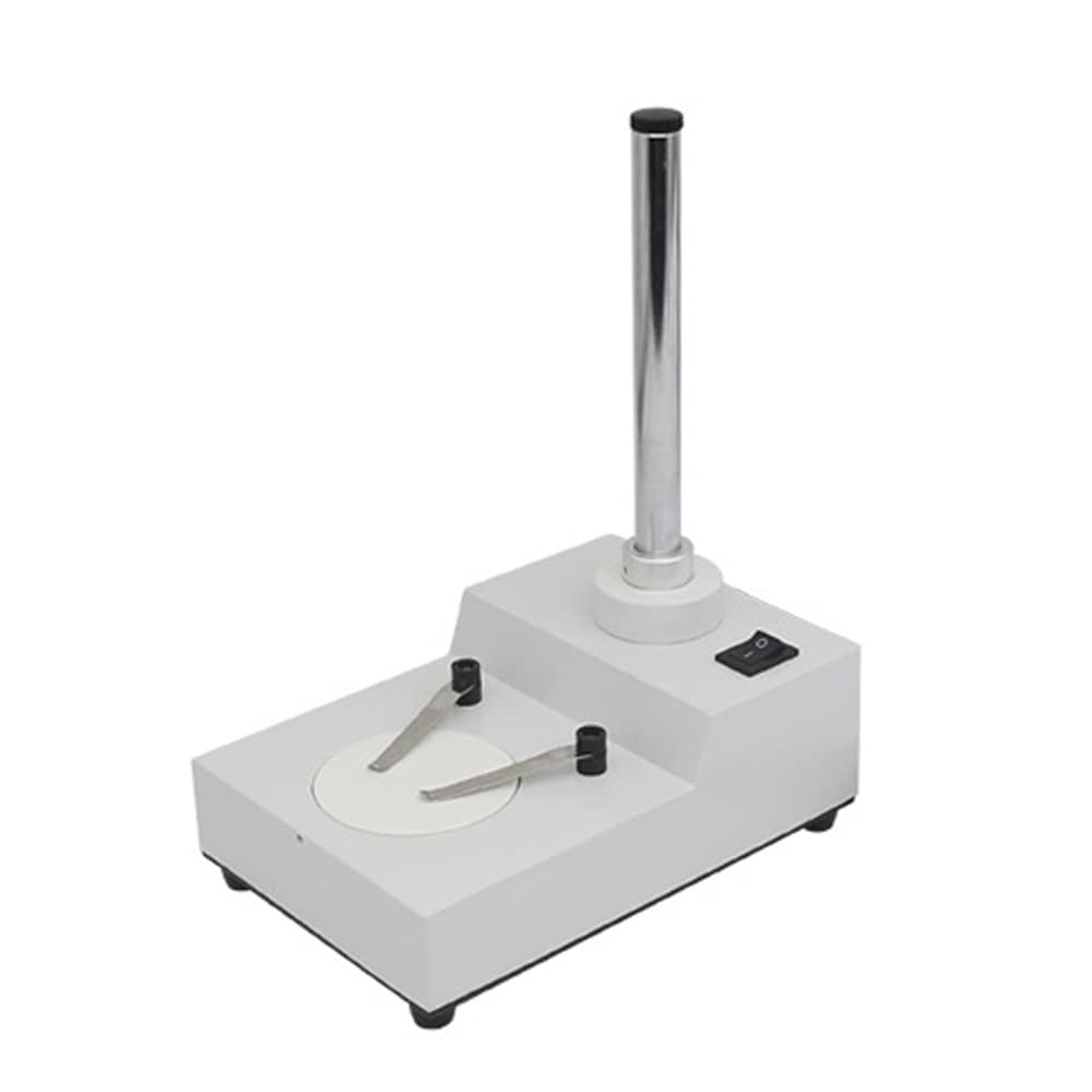 Microscope Microscope Stand Metal Base for Trinocular Binocular Stereo Microscope with Glass Plastic Plate Workbench Microscope Accessories(Top Light)