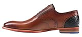 Style Floris Dressed Floris van Bommel Herren 19062/00 Oxford, Braun (Brown), 47 EU