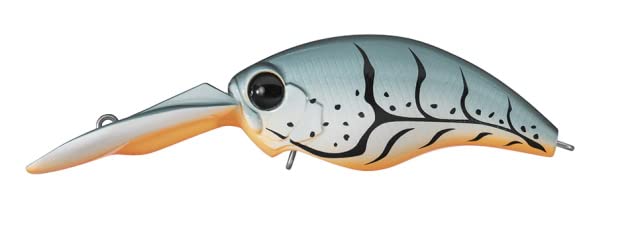 Crankbait Daiwa Wh-8-431 Evergreen WH bleu plongeant à 2,4m pour capturer les grands brochets
