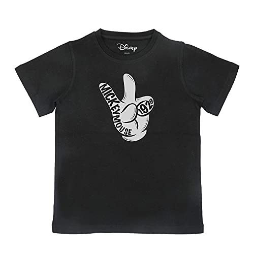 Image of Mickey Mouse Family by Wear Your Mind Regular Fit Boys Tshirt