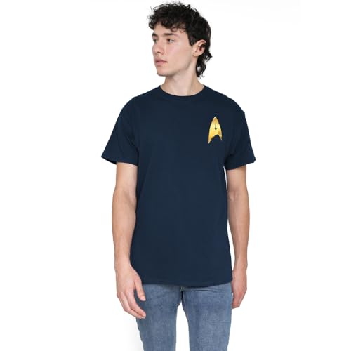 T-Shirt Star Trek Discovery Badge Command Mixte aux Finitions Soignées