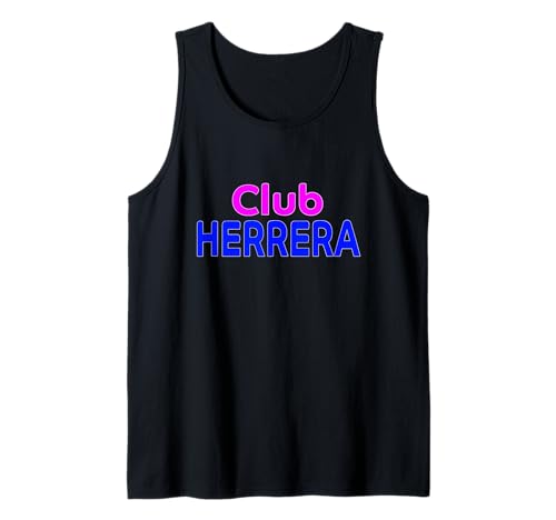 Club HERRERA Family Reunion Squad Primer Apellido Camiseta sin Mangas