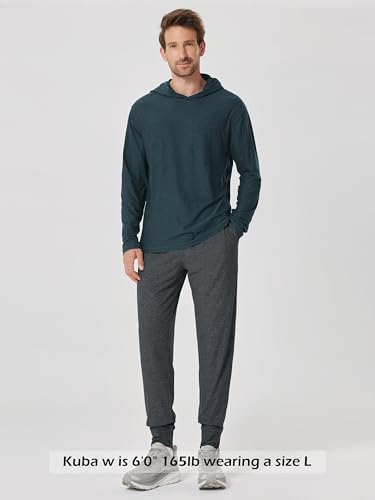 Image of ODODOS Men's Performance Joggers - Ultra Soft odSTRATUM Tech Sweatpants with Adjustable Waist and Secure Pockets