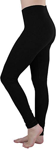 Image of ROL Reoutlook Women's Slim Fit Yoga Cotton Tight Leggings /Pants /Active Sports Leggings