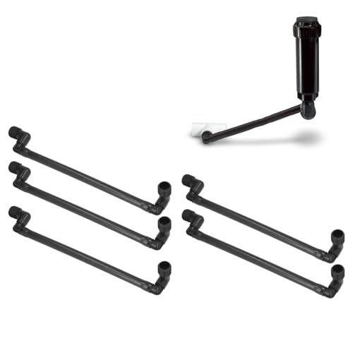 5PCS G3/4 External Thread Swing Joint Pipe, Pipe Swing Assembly, Rotatable Swing Joint Assembly Lawn Irrigation Tool Automatic Irrigation Accessories for Garden Sprinkler System