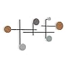 VERSA VS-20931083 Kledinghaken, hout, metaal, eenkleurig, effen
