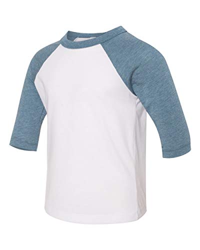 Bella Canvas Toddler 3/4-Sleeve Baseball T-Shirt2