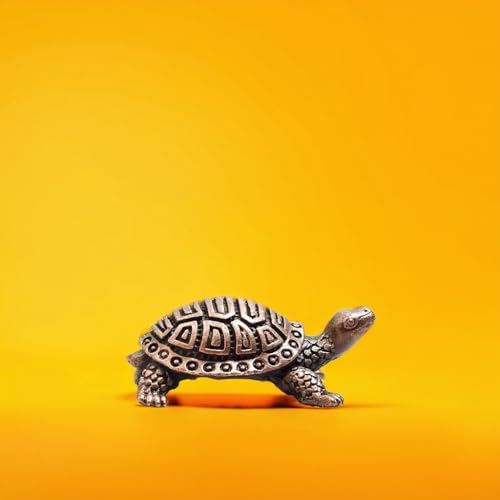 Image of Copper Tortoise Idol for Feng Shui & Vastu | Handmade Lucky Turtle Showpiece for Table Top, Home Temple, Office Desk & Spiritual Gifting (Tortoise)