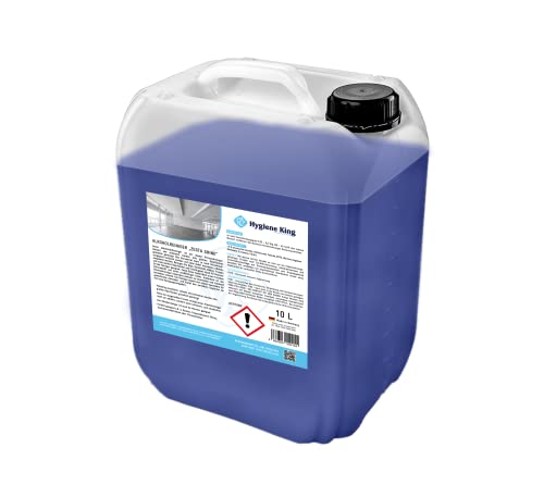 Hygiene King | Alkoholreiniger Allzweckreiniger Bodenreiniger | 10 L Konzentrat | Allesreiniger für alle wasserbeständigen Oberflächen – für Fliesen, Glas, Kunststoff, Marmor uvm…