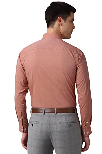 Image of Peter England Men's Printed Slim Fit Formal Shirt