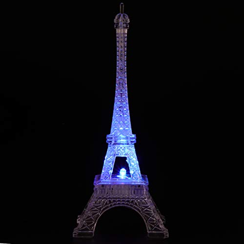 Cadeau creatif : lot de 2 veilleuses LED Tour Eiffel en acrylique