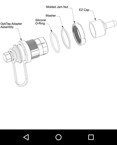 Adaptador Conector Corning SC a H (Optitap Hybrid) miniatura 2