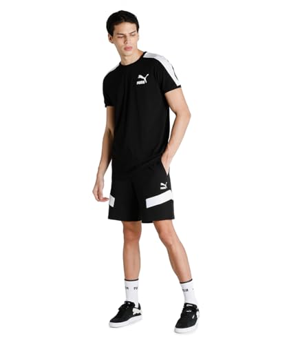Image of Puma Men's Cotton Blend Boxer Regular Fit Casual Shorts