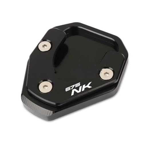 Extension de béquille CNC pour CF 675NK 2025 support stable en aluminium anodisé noir