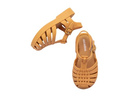 Image of mini melissa Possession Jelly Fisherman Sandal for Toddler and Kids | Iconic Fisherman Jelly Sandal for Toddlers & Girls, Adjustable Buckle, Waterproof, Bubblegum Scent, Play & Dress Shoes