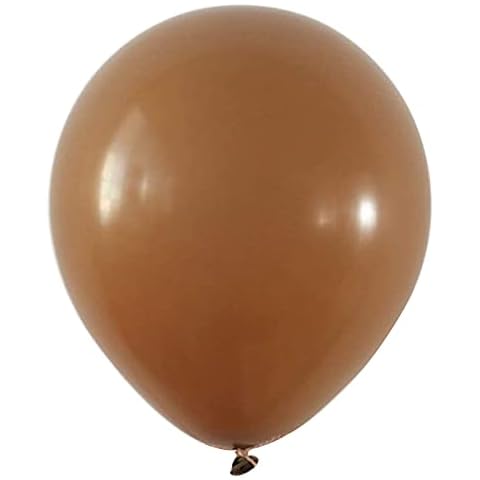 Retro Khaki Balloons, Pack of 30 Coffee Brown Latex Balloons 10inch with 1pc Balloon Spare and 1pc Ribbon for Birthday Wedding Baby Shower Bride Shower Anniversaries and Celebrations Party Decorations Cover