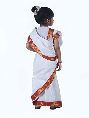 Image of BookMyCostume Bengali Saree Fancy Dress Costume 10-12 years