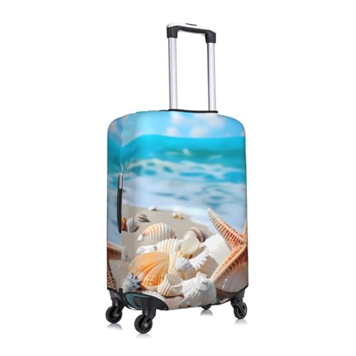 Seashell Starfish Luggage covers for Suitcase Summer Beach Travel Luggage Cover Suitcase Protector Washable Suitcase Cover Anti Scratch Dirt Covers Fit 29-32 inch3