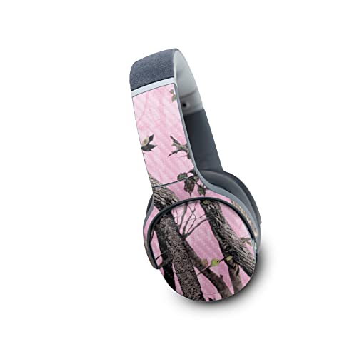 Image of MightySkins Carbon Fiber Skin Compatible with Skullcandy Crusher Evo Wireless - Pink Tree Camo | Protective, Durable Textured Carbon Fiber Finish | Easy to Apply | Made in The USA