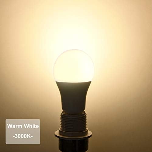 FTL Dusk Till Dawn Light Bulb LED 3000K Warm White 9W(60W Equivalent) 850LM A60 E27 Outdoor Light Sensor Bulb for Porch, Garage, Garden 2-Pack