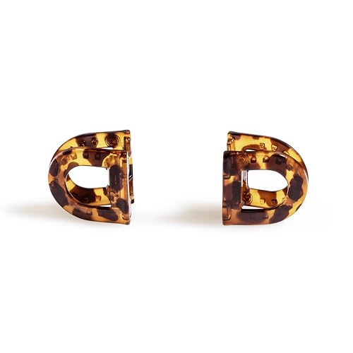 Image of DAFNI KLIX Magnetic Hair Clips - The Original Magnetic Hair Clips by DAFNI, Icon Design, Strong Hold, No Pull, Flat Comfort (Brown (1 Pair))