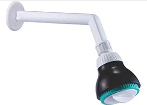Kiboo Pearl DURA FLOW ADJUSTABLE SHOWER Black Blue 3'' with Arm