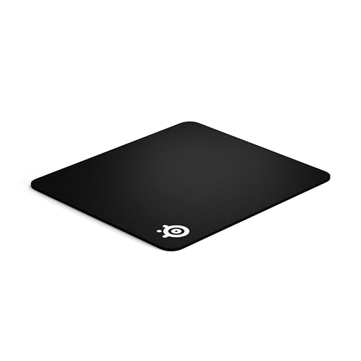 SteelSeries QcK Gaming Mouse Pad - Large Thick Cloth - Peak Tracking and Stability - Optimized For Gaming Sensors