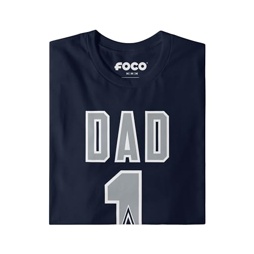 Image of FOCO NFL Mens NFL Team Logo Tee Shirt #1 Dad T-Shirt