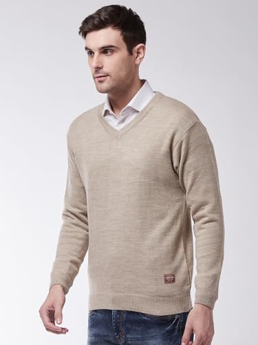 Image of Pivl Men's Winter V Neck Solid Sweaters ||Winterwear||