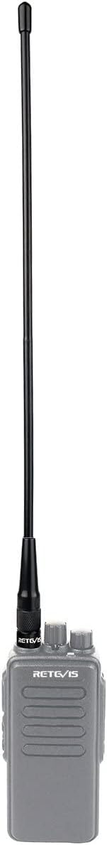Retevis Two Way Radio Antenna SMA-M UHF VHF 144/430MHz Antenna Compatible with Retevis RT85 RT1 RT3S RT81 RT47V RB38V RB17V RT87 RT83 TYT MD-380 Baofeng BF-UV3R YAESU Walkie Talkie(1 Pack) : Electronics