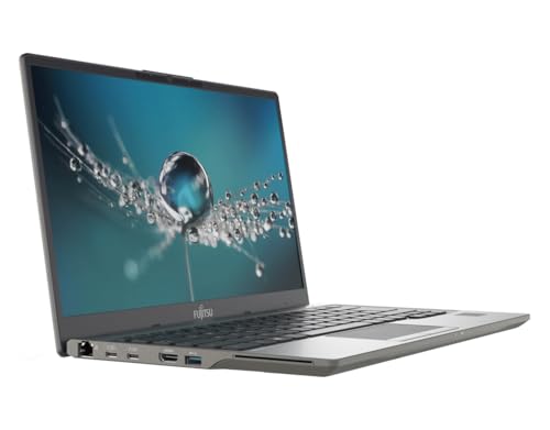 Fujitsu Lifebook U7411   Pantalla táctil (14 pulgadas, Intel Core i5 1145G7, 512 GB, disco duro SSD de 16 GB, memoria Windows 11 Pro 5G LTE, incluye conector para ordenador portátil (reacondicionado)