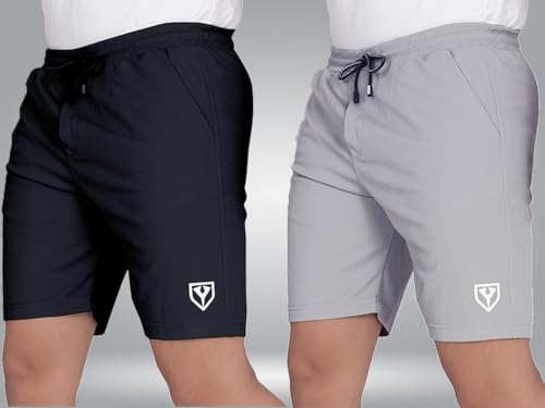 Image of Septem Men's Lycra Blend Shorts with Stylish Design Comfortable & Versatile Active Sports Wear Combo Pack