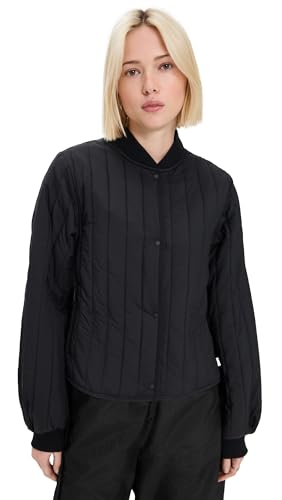 RAINS Women's Banja Liner Bomber W Jacket T1, Black, XL