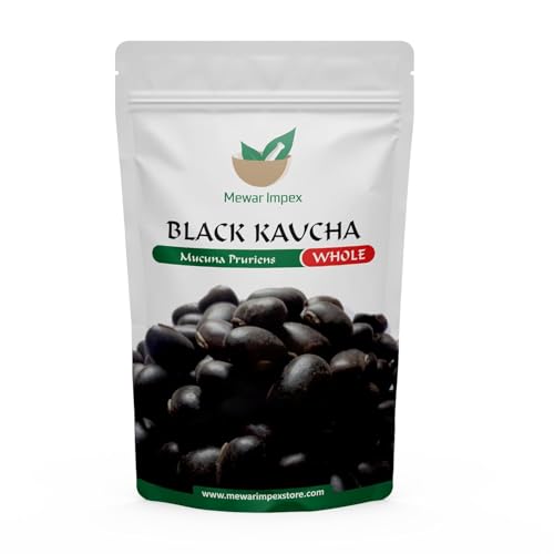 Black Kaunch Beej | Mucuna Pruriens (8.81Ounce | 250 gm) Kala Koch Ke Beej | Alkushi | Velvet Beans | Kapikachhu | Cowitch | Cowhage | Black Kaucha Whole