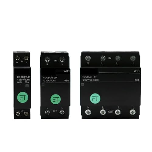 Disjoncteur 2P 32A avec minuterie et voltmètre ampèremètre intégré pour tableau